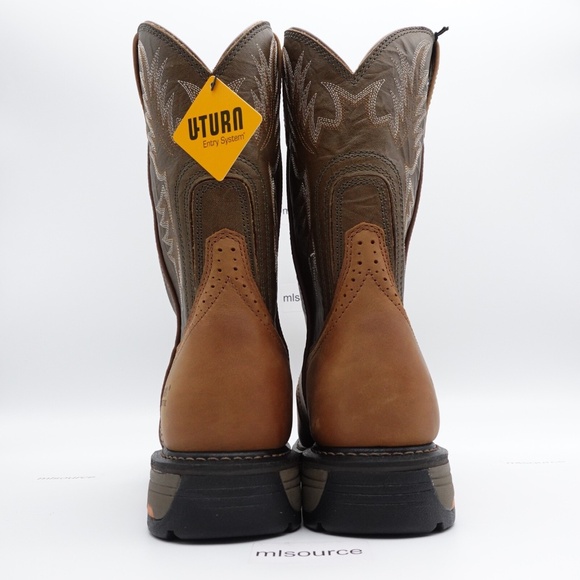 SLD NEW Size 11.5 WIDE 2E Men's Ariat WorkHog Composite Roper Safety Toe Boots - Picture 8 of 11